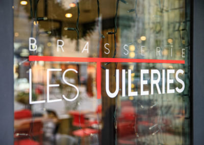 Vitrine - Brasserie Les Tuileries